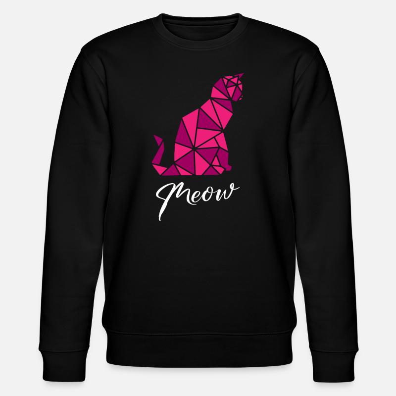 Chats Géométrique - Sweat bio CHANGER Stanley/Stella Unisexe - noir