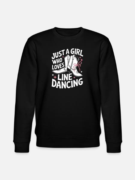Line Dancing Dancing Dancers - Stanley/Stella CHANGER Unisex Organic Sweatshirt - black