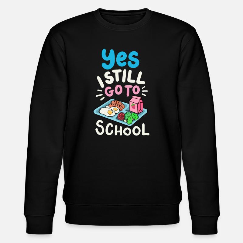 Schule Cafeteria-Crew - Stanley/Stella Unisex Bio-Sweatshirt CHANGER  - Schwarz