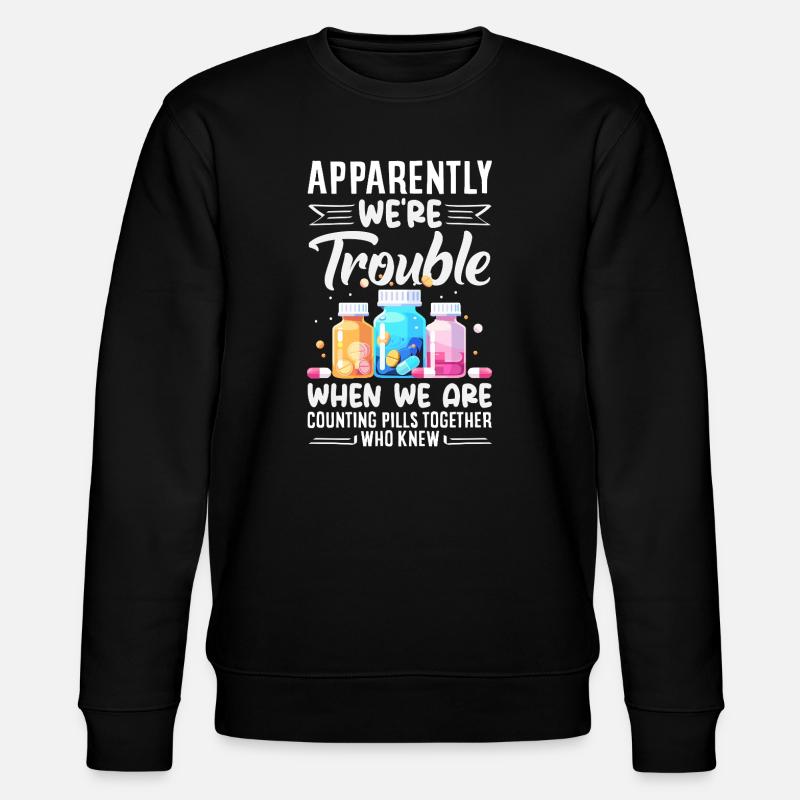 Apotheker Pharmazeutisch-technischer - Stanley/Stella Unisex Bio-Sweatshirt CHANGER  - Schwarz