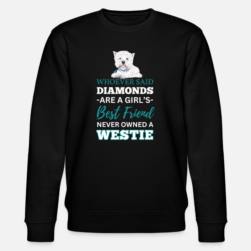 westie qui a dit - Sweat bio CHANGER Stanley/Stella Unisexe - noir