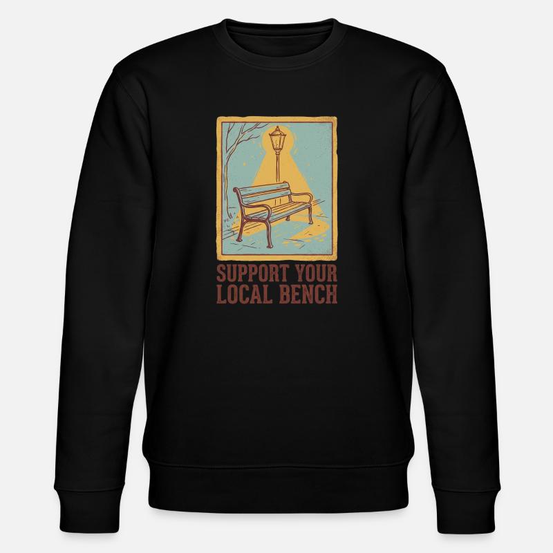 Bench de soutien - Sweat bio CHANGER Stanley/Stella Unisexe - noir