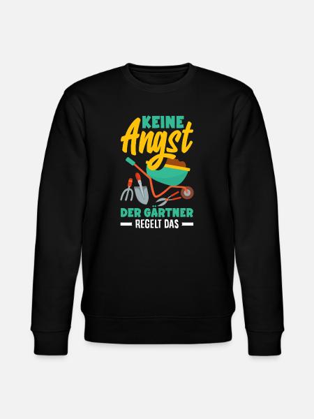 Der Gärtner Regelt Das - Stanley/Stella Unisex Bio-Sweatshirt CHANGER - Schwarz