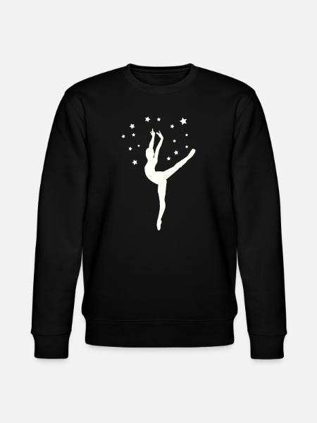 Tänzerin im Sternentanz - Stanley/Stella Unisex Bio-Sweatshirt CHANGER - Schwarz