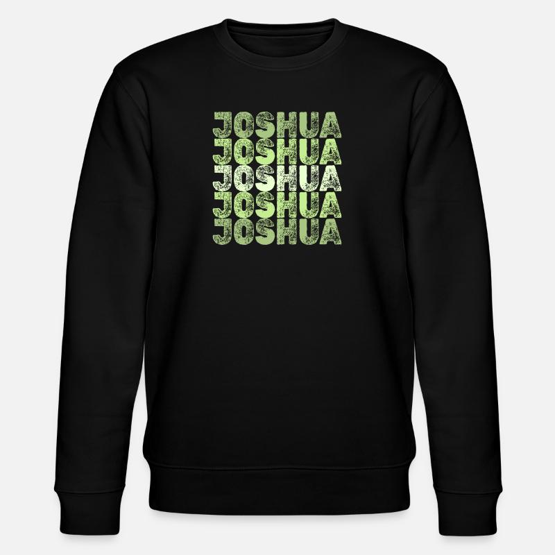 Gift for Joshua - Stanley/Stella CHANGER Unisex Organic Sweatshirt - black
