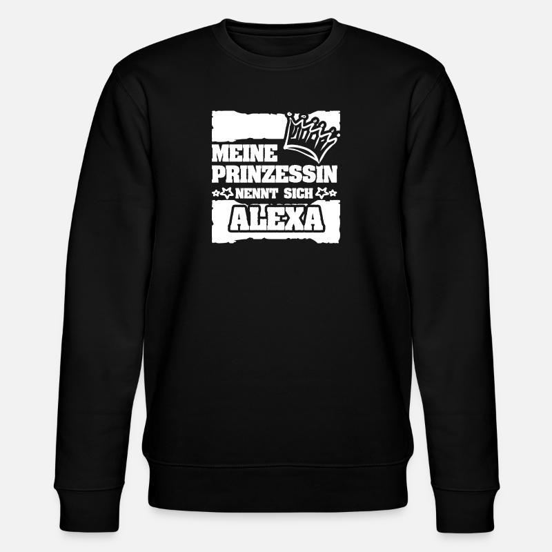 Gift for Alexa - Stanley/Stella CHANGER Unisex Organic Sweatshirt - black
