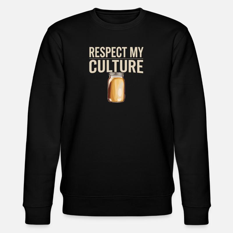 Fermentierte Teekultur feiern - Stanley/Stella Unisex Bio-Sweatshirt CHANGER  - Schwarz