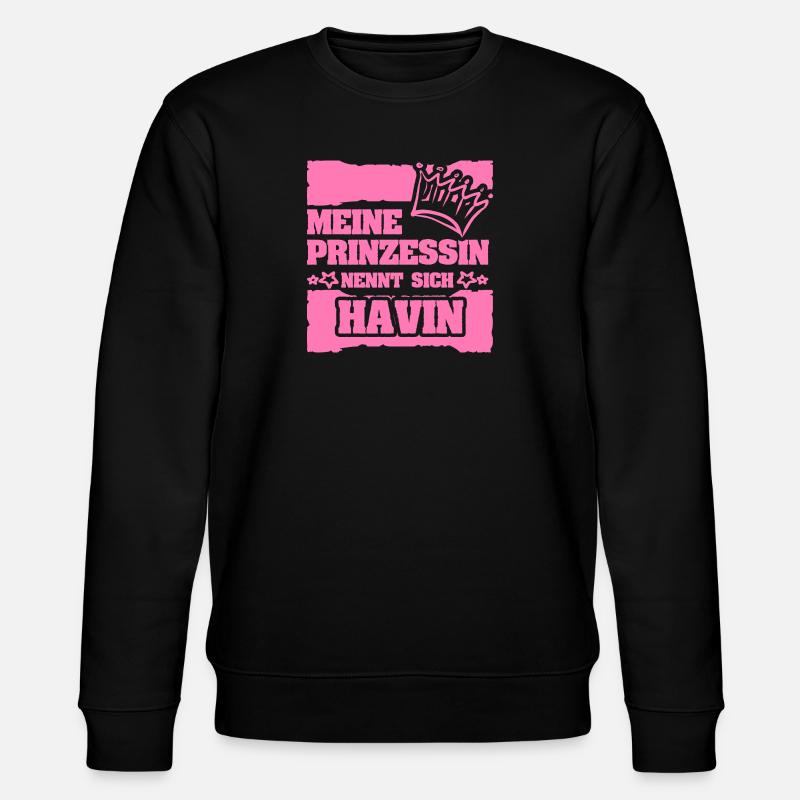 Geschenk für Havin - Stanley/Stella Unisex Bio-Sweatshirt CHANGER  - Schwarz
