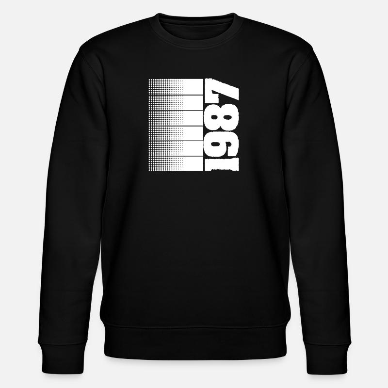 Année 1987 - Sweat bio CHANGER Stanley/Stella Unisexe - noir