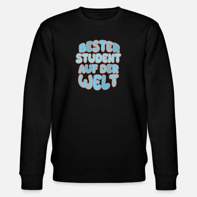 Gift for Student - Stanley/Stella CHANGER Unisex Organic Sweatshirt - black
