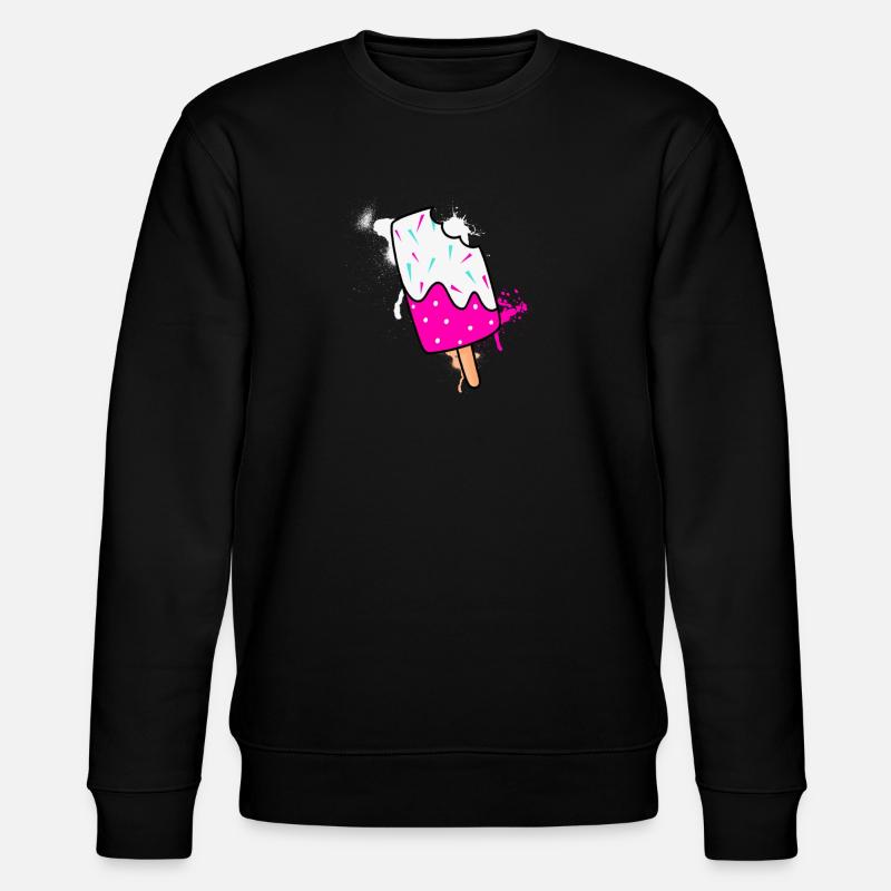 Eiscreme - Stanley/Stella Unisex Bio-Sweatshirt CHANGER  - Schwarz
