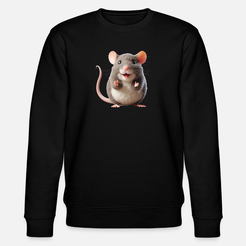 Mouse 2 - Stanley/Stella CHANGER Unisex Organic Sweatshirt - black
