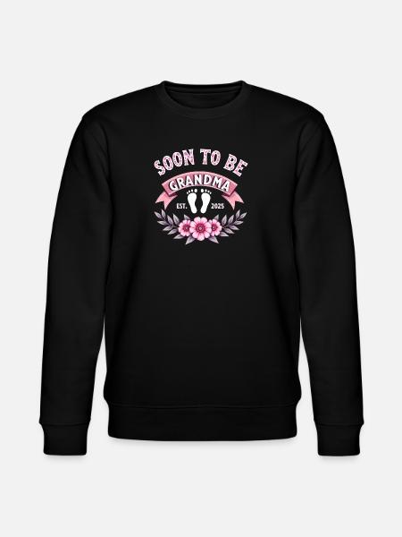 Bientôt grand-mère, 2025 - Sweat bio CHANGER Stanley/Stella Unisexe - noir