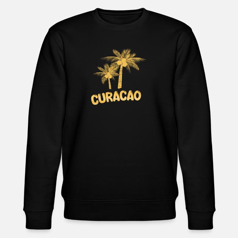 Curacao Curacao - Stanley/Stella Unisex Bio-Sweatshirt CHANGER  - Schwarz