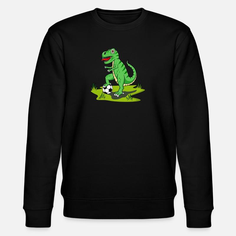 Dinosaure Rex Football - Sweat bio CHANGER Stanley/Stella Unisexe - noir