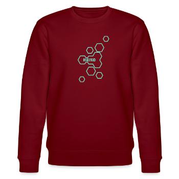 Cadeau pour Heiko - Sweat bio CHANGER Stanley/Stella Unisexe - bordeaux - Devant - Nik (191cm) & Marisol (170cm)