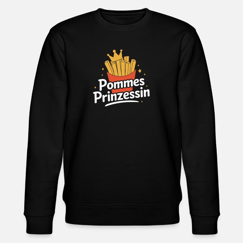 Frites, frites, restauration rapide - Sweat bio CHANGER Stanley/Stella Unisexe - noir