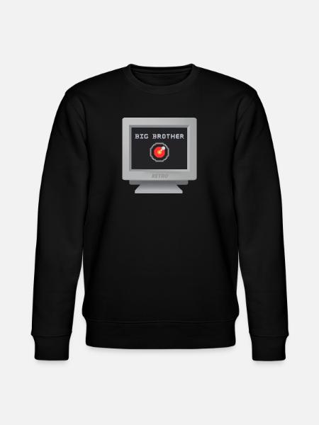 CRT design - Big Brother - Stanley/Stella CHANGER Unisex Organic Sweatshirt - black