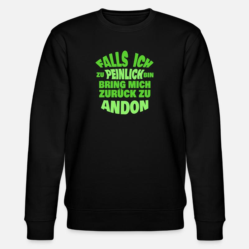 Bachelor party Andon - Stanley/Stella CHANGER Unisex Organic Sweatshirt - black