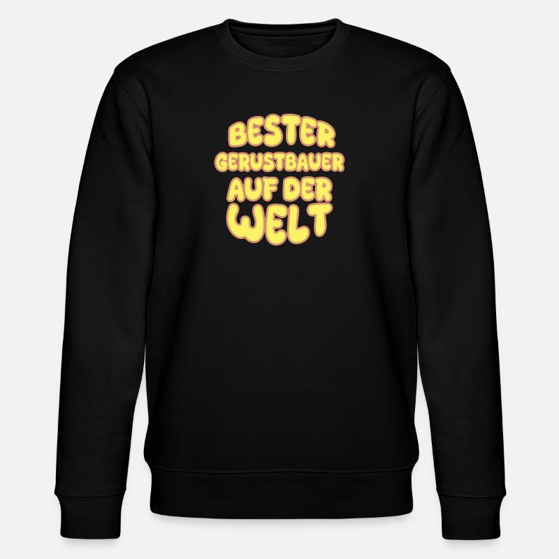 Gerüstbauer als Berufung - Stanley/Stella Unisex Bio-Sweatshirt CHANGER  - Schwarz