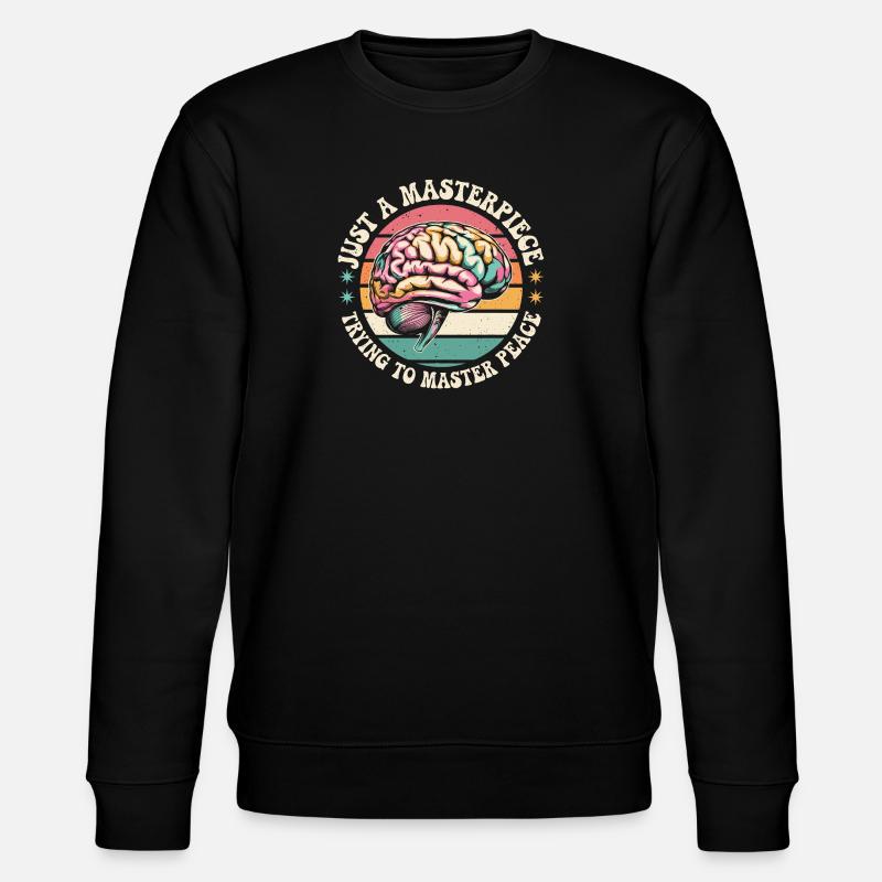 Strength through inner harmony - Stanley/Stella CHANGER Unisex Organic Sweatshirt - black