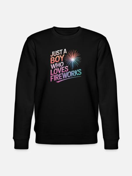 Pyrotechnics Fireworks Pyrotechnics - Stanley/Stella CHANGER Unisex Organic Sweatshirt - black