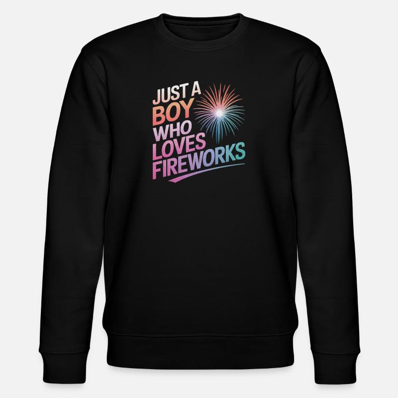 Pyrotechnics Fireworks Pyrotechnics - Stanley/Stella CHANGER Unisex Organic Sweatshirt - black