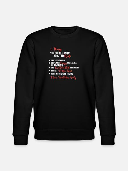 Colombia - Stanley/Stella CHANGER Unisex Organic Sweatshirt - black