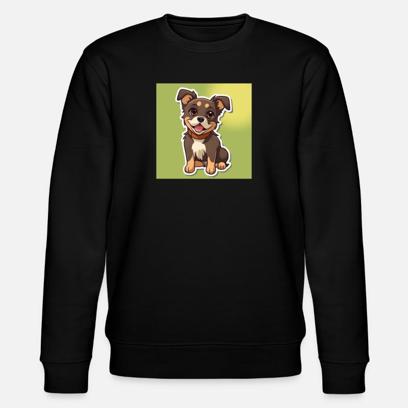 Dessin animé de chien 8 - Sweat bio CHANGER Stanley/Stella Unisexe - noir