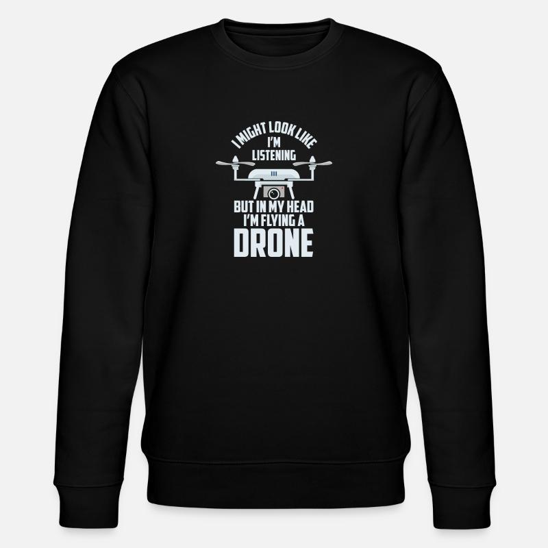 Drone Pilot - Stanley/Stella CHANGER Unisex Organic Sweatshirt - black