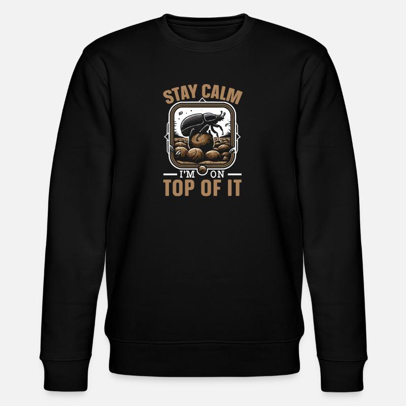 Entomology Insect Collector - Stanley/Stella CHANGER Unisex Organic Sweatshirt - black