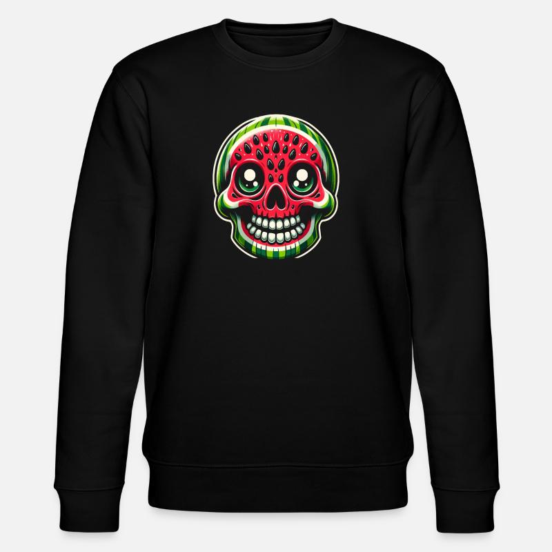 Funny Watermelon Summer - Stanley/Stella CHANGER Unisex Organic Sweatshirt - black