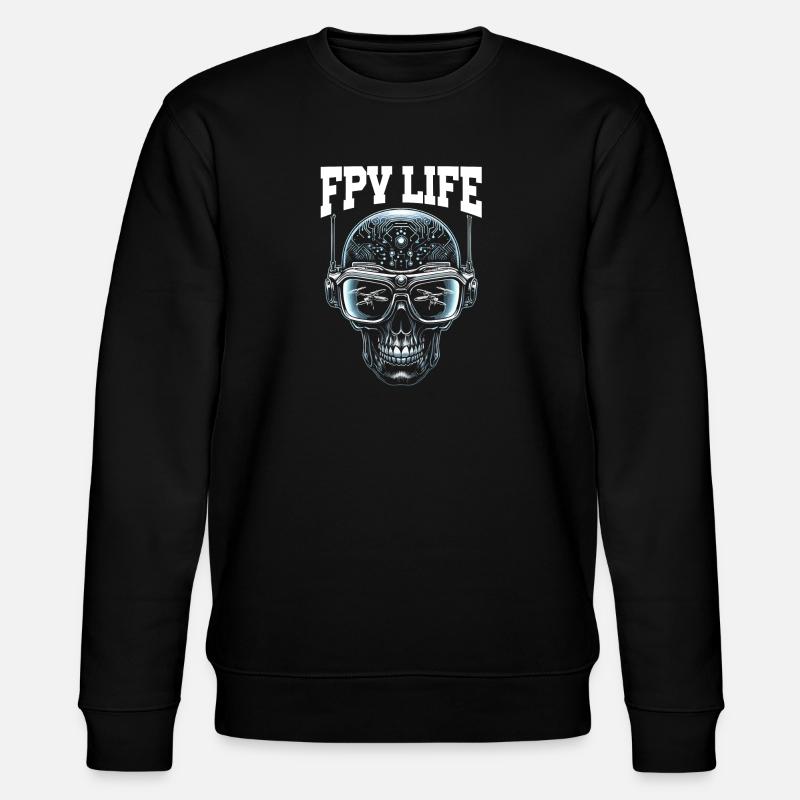 Pilote de drone FPV, télécommande - Sweat bio CHANGER Stanley/Stella Unisexe - noir