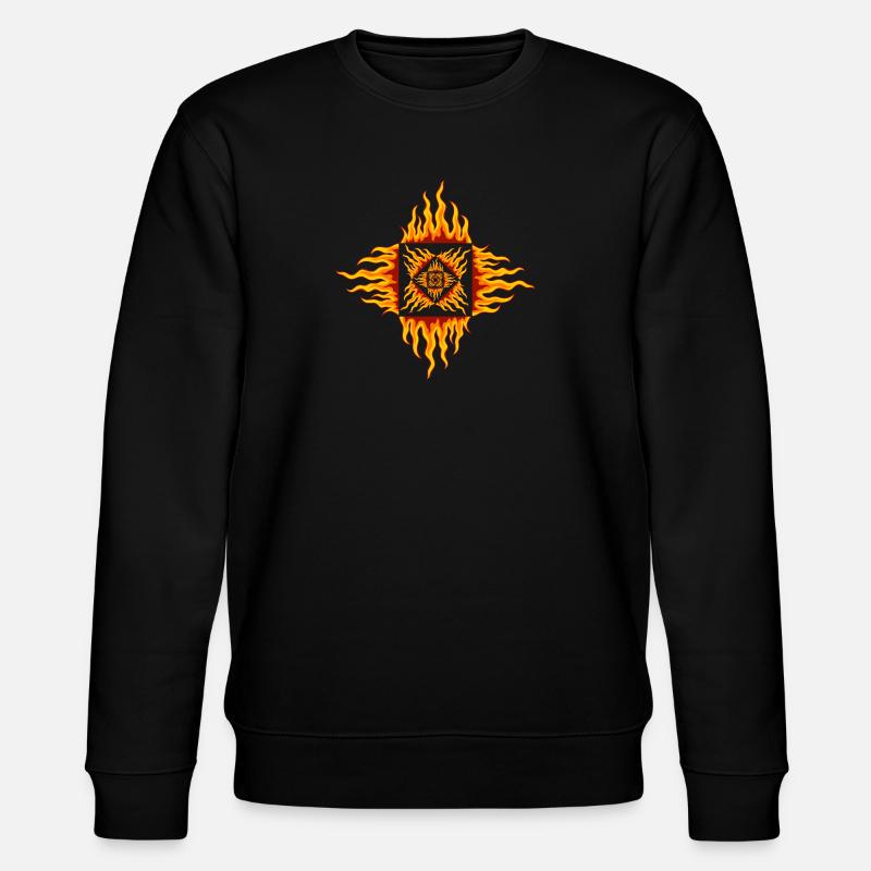 Infinite Flames - Stanley/Stella CHANGER Unisex Organic Sweatshirt - black