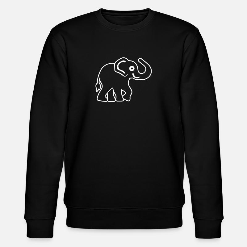 Elephant Elephant - Stanley/Stella CHANGER Unisex Organic Sweatshirt - black