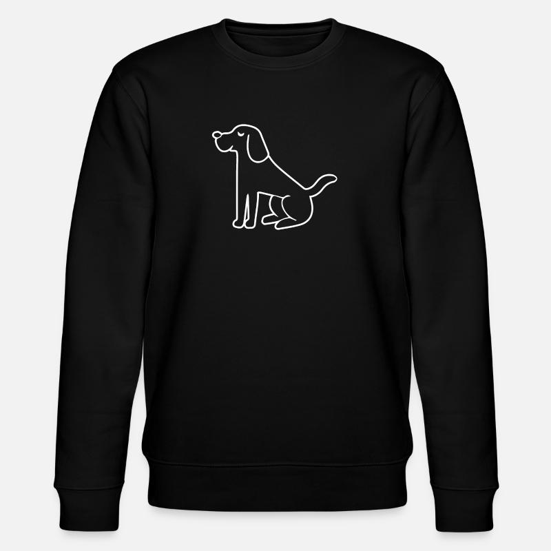 Hund - Stanley/Stella Unisex Bio-Sweatshirt CHANGER  - Schwarz