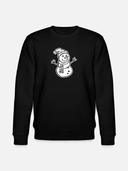 Snowman - Stanley/Stella CHANGER Unisex Organic Sweatshirt - black