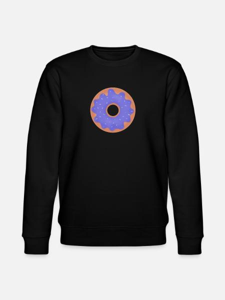 Beignet avec glaçage violet - Sweat bio CHANGER Stanley/Stella Unisexe - noir