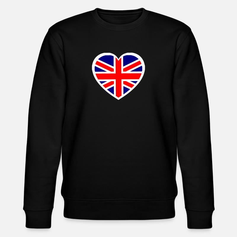 Le cœur britannique - Sweat bio CHANGER Stanley/Stella Unisexe - noir