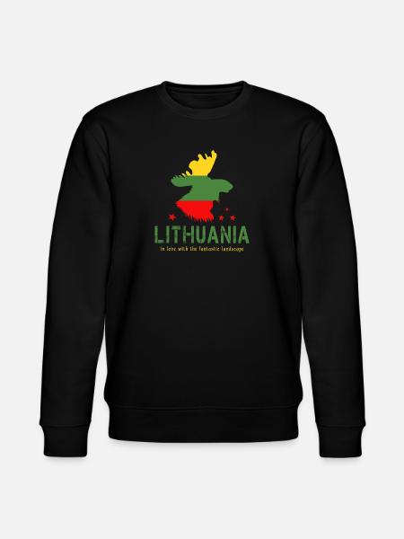 Lithuania Lithuanian Vilnius - Stanley/Stella CHANGER Unisex Organic Sweatshirt - black