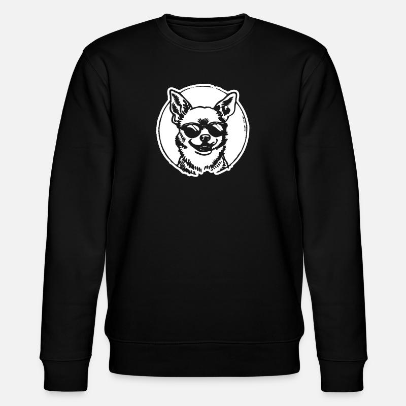 Chihuahua Hund - Stanley/Stella Unisex Bio-Sweatshirt CHANGER  - Schwarz
