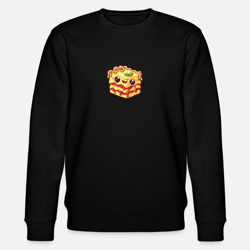Lasagne avec visage - Sweat bio CHANGER Stanley/Stella Unisexe - noir