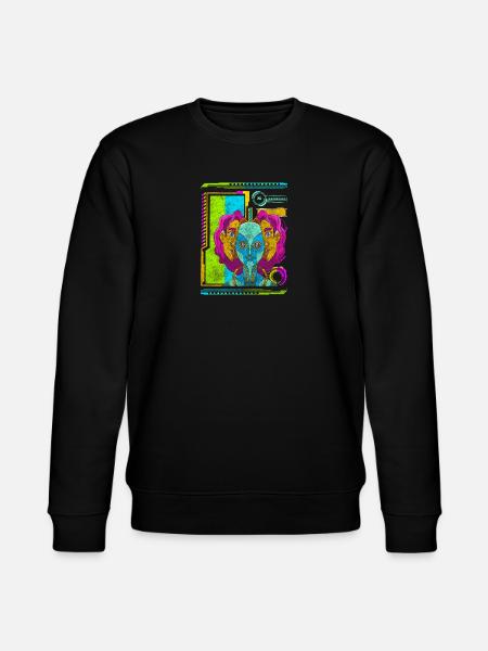 Future Cosplay Neon Gamer - Stanley/Stella CHANGER Unisex Organic Sweatshirt - black