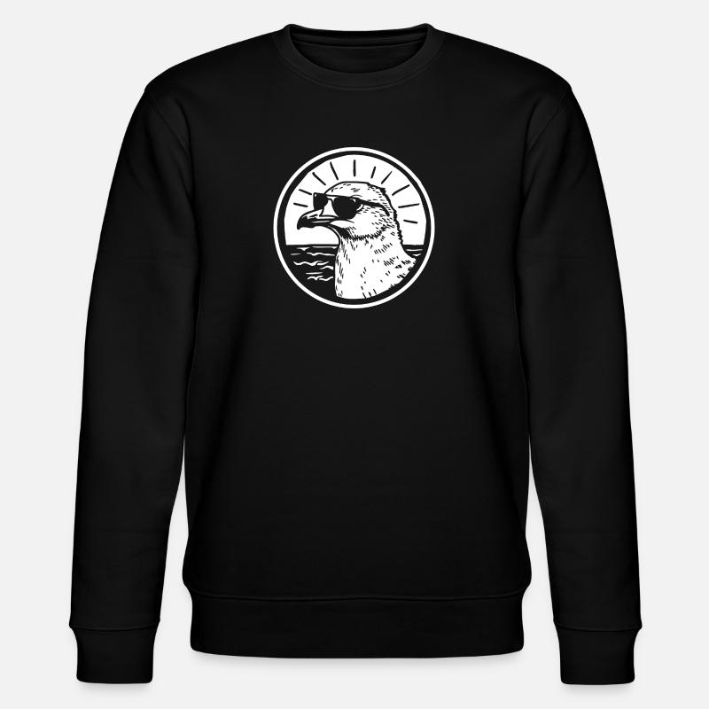 Möwe - Stanley/Stella Unisex Bio-Sweatshirt CHANGER  - Schwarz