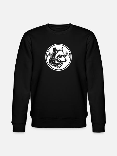 Wolf - Stanley/Stella CHANGER Unisex Organic Sweatshirt - black