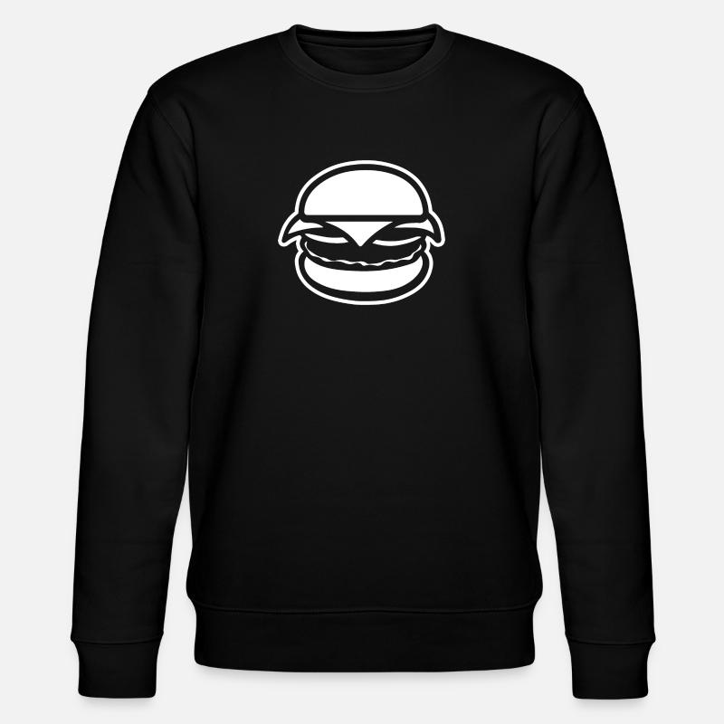 Hamburger Burger - Stanley/Stella Unisex Bio-Sweatshirt CHANGER - Schwarz