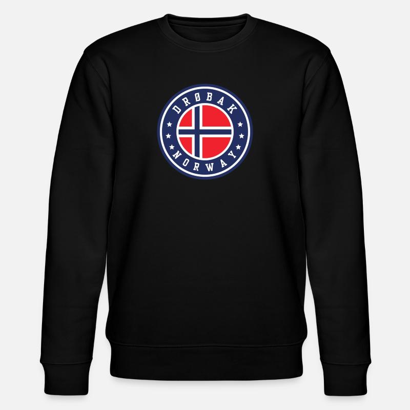 Drobak Norwegen - Stanley/Stella Unisex Bio-Sweatshirt CHANGER  - Schwarz