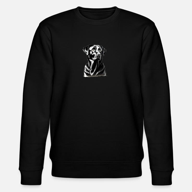 Chien labrador retriever noir - Sweat bio CHANGER Stanley/Stella Unisexe - noir