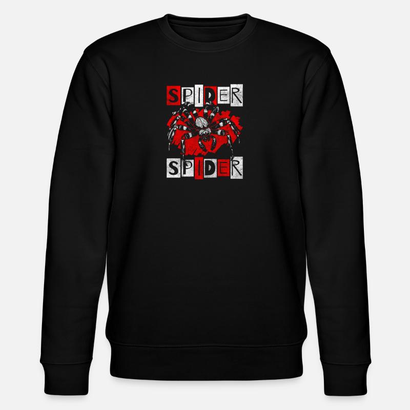 Spider's Web Prey Insect - Stanley/Stella CHANGER Unisex Organic Sweatshirt - black