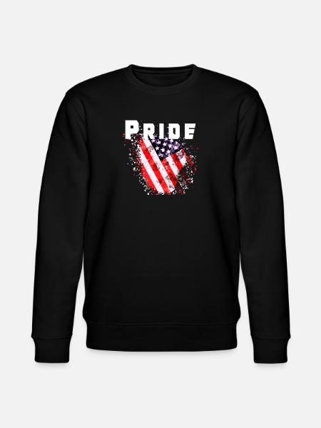 American Pride - Stanley/Stella Unisex Bio-Sweatshirt CHANGER  - Schwarz